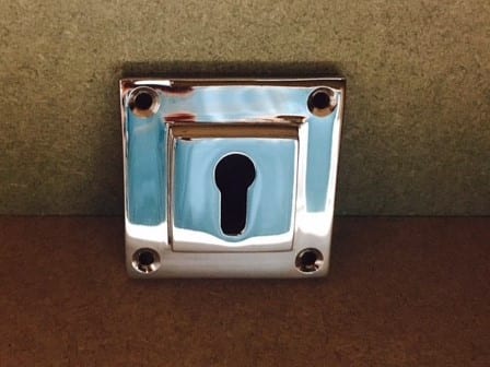 STEPPED SQUARE ESCUTCHEON - HEAVY DUTY Touch Ironmongery Chelsea - Architectural Ironmongery London