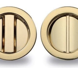 Round flushed privacy lock set - Touch Ironmongery Chelsea - Architectural Ironmongery London