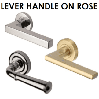 Lever Handle on Rose