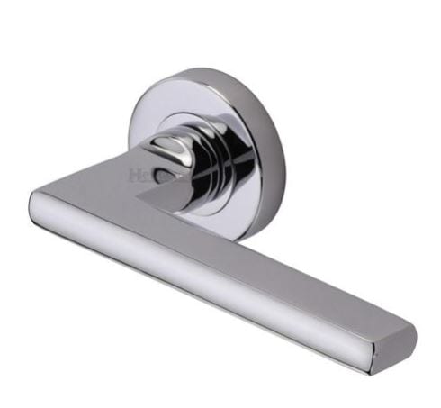 trident lever on rose - Touch Ironmongery Chelsea - Architectural Ironmongery London