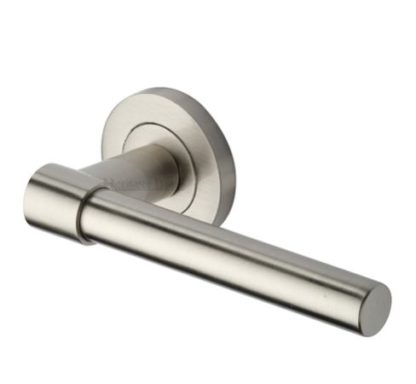 phoenix smooth lever on rose - Touch Ironmongery Chelsea - Architectural Ironmongery London