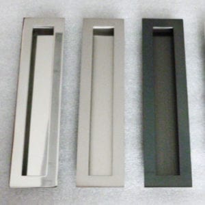 concealed flush pull handle (220mm) - Touch Ironmongery Chelsea - Architectural Ironmongery London