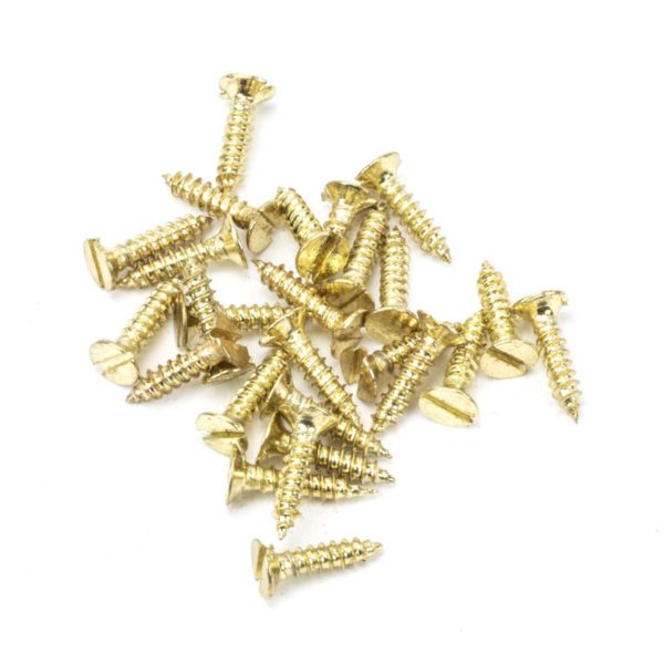 Polished Brass SS 4x½" Countersunk Screws