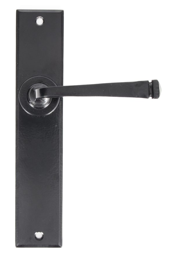 Black Large Avon Lever Lock Set