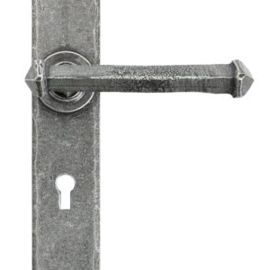 Pewter Tudor Lever Lock Set