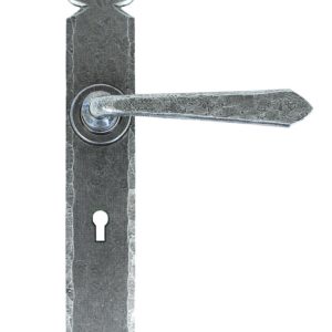 Pewter Cromwell Lever Lock Set