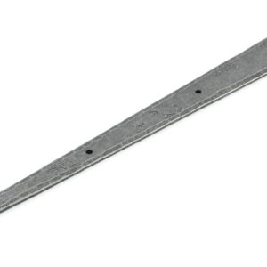 Pewter 18" Penny End Hinge Front (pair)