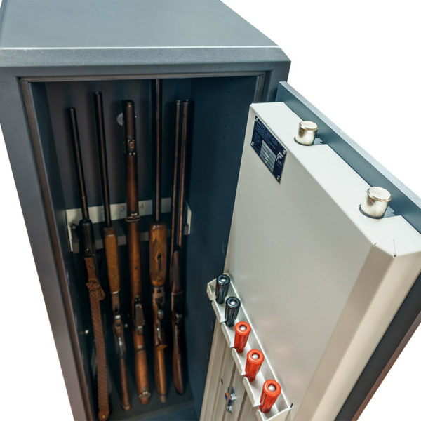 Burton Safes Gamekeeper Gun Cabinet - Touch Ironmongery Chelsea - Architectural Ironmongery London