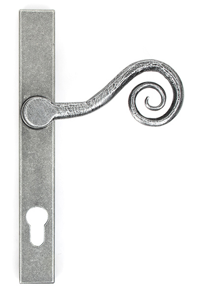 Pewter Monkeytail Slimline Lever Espag. Lock Set - RH
