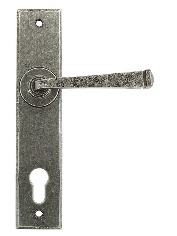 Pewter Avon Lever Espag. Lock Set