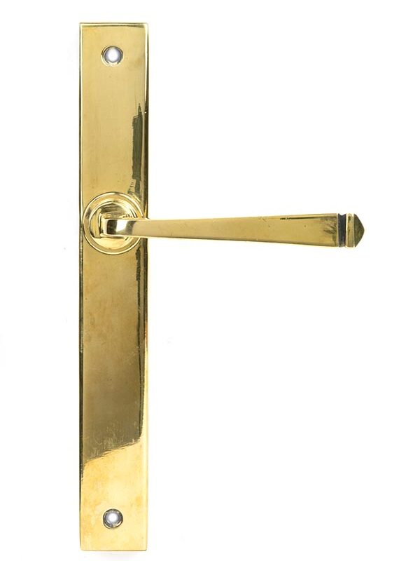 Aged Brass Avon Slimline Lever Espag. Latch Set