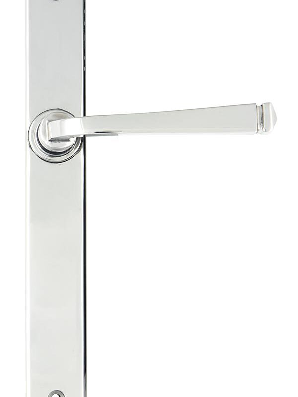 Polished Chrome Avon Slimline Lever Espag. Latch Set