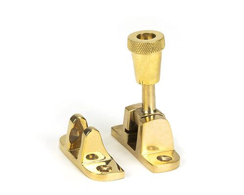 Polished Brass Brompton Brighton Fastener (Radiused)
