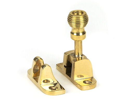 Polished Brass Beehive Brighton Fastener (Radiused)