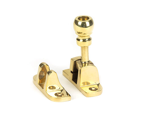 Polished Brass Mushroom Brighton Fastener (Radiused)