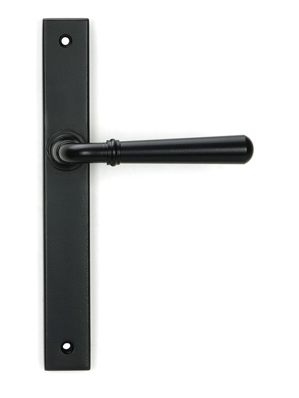 Matt Black Newbury Slimline Lever Espag. Latch Set