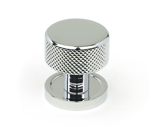 Polished Chrome Brompton Cabinet Knob - 25mm (Plain)