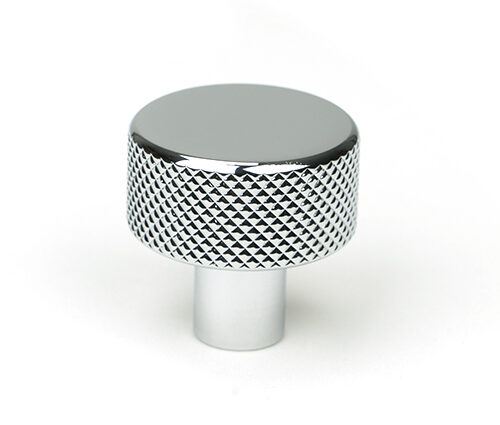 Polished Chrome Brompton Cabinet Knob - 25mm (No rose)