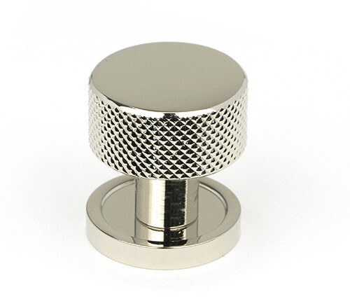 Polished Nickel Brompton Cabinet Knob - 25mm (Plain)