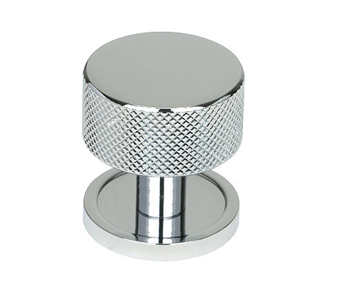 Polished Chrome Brompton Cabinet Knob - 32mm (Plain)