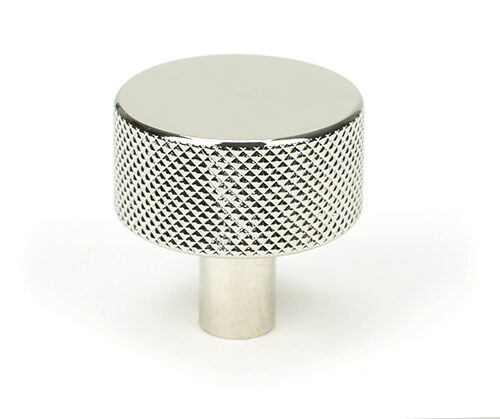 Polished Nickel Brompton Cabinet Knob - 32mm (No rose)