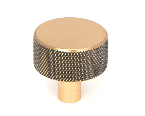Polished Bronze Brompton Cabinet Knob - 32mm (No rose)