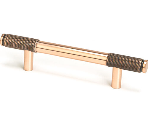 Polished Bronze Half Brompton Pull Handle - Small