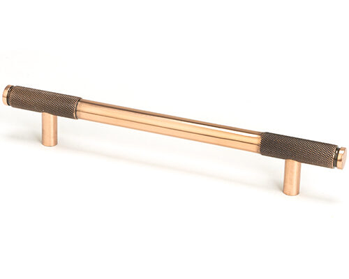 Polished Bronze Half Brompton Pull Handle - Medium