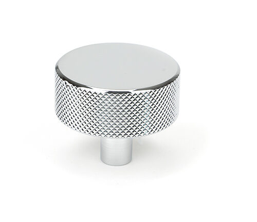 Polished Chrome Brompton Cabinet Knob - 38mm (No rose)