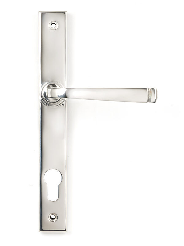 Polished Marine SS (316) Avon Slimline Lever Espag. Lock Set