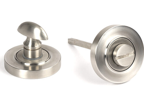Satin Marine SS (316) Round Thumbturn Set (Plain)