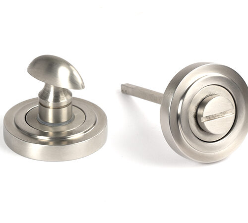Satin Marine SS (316) Round Thumbturn Set (Art Deco)