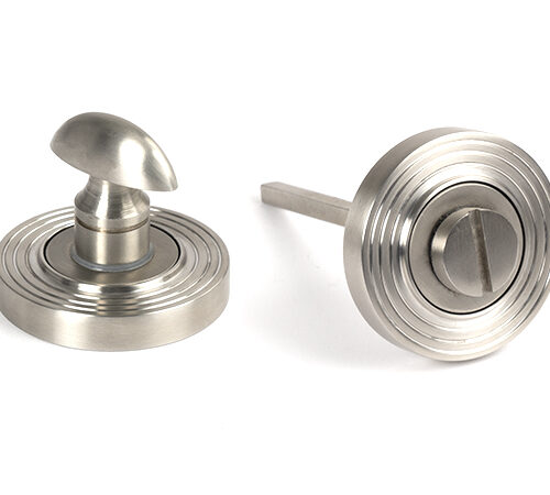 Satin Marine SS (316) Round Thumbturn Set (Beehive)
