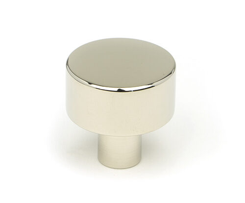 Polished Nickel Kelso Cabinet Knob - 25mm (No Rose)