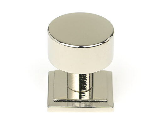 Polished Nickel Kelso Cabinet Knob - 25mm (Square)