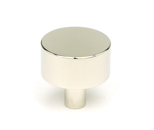 Polished Nickel Kelso Cabinet Knob - 32mm (No Rose)