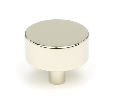 Polished Nickel Kelso Cabinet Knob - 38mm (No rose)