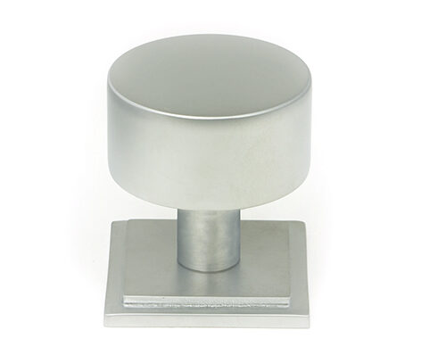 Satin Chrome Kelso Cabinet Knob - 32mm (Square)