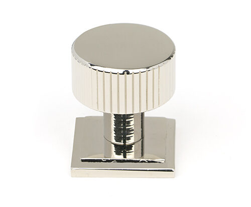 Polished Nickel Judd Cabinet Knob - 25mm (Square)