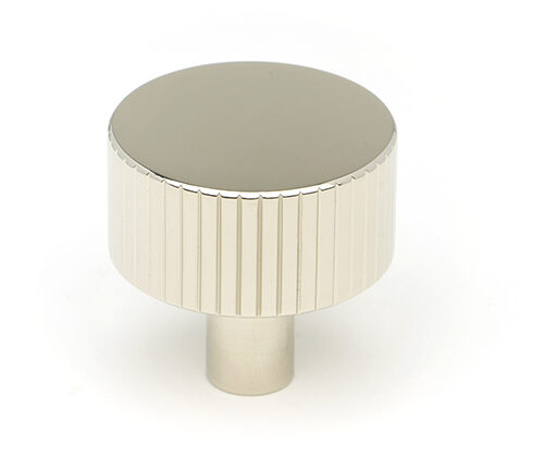 Polished Nickel Judd Cabinet Knob - 32mm (No rose)