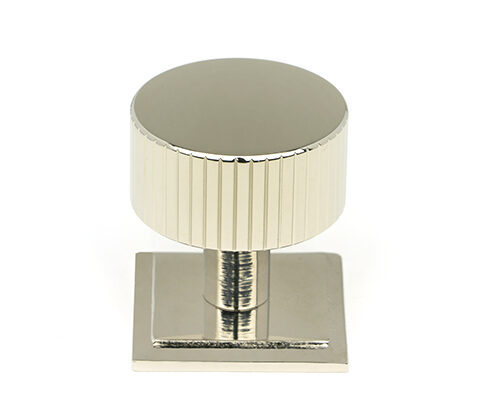 Polished Nickel Judd Cabinet Knob - 32mm (Square)