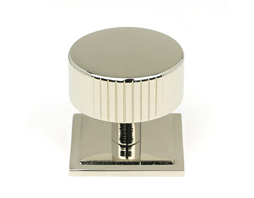 Polished Nickel Judd Cabinet Knob - 38mm (Square)