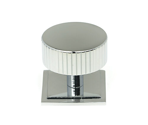 Polished Chrome Judd Cabinet Knob - 38mm (Square)