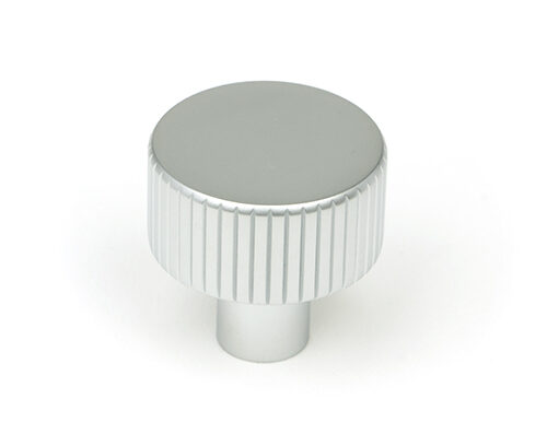 Satin Chrome Judd Cabinet Knob - 25mm (Plain)