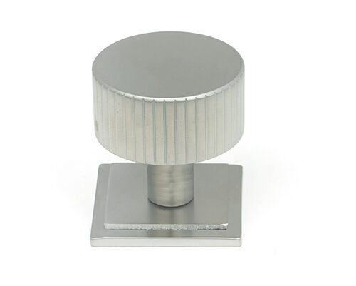 Satin Chrome Judd Cabinet Knob - 32mm (Square)
