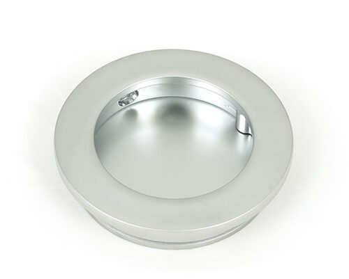 Satin Chrome 60mm Plain Round Pull