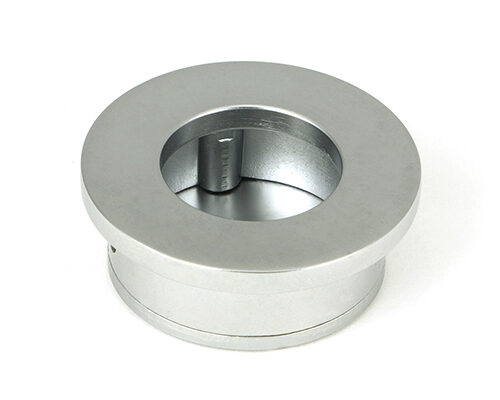 Satin Chrome 34mm Round Finger Edge Pull