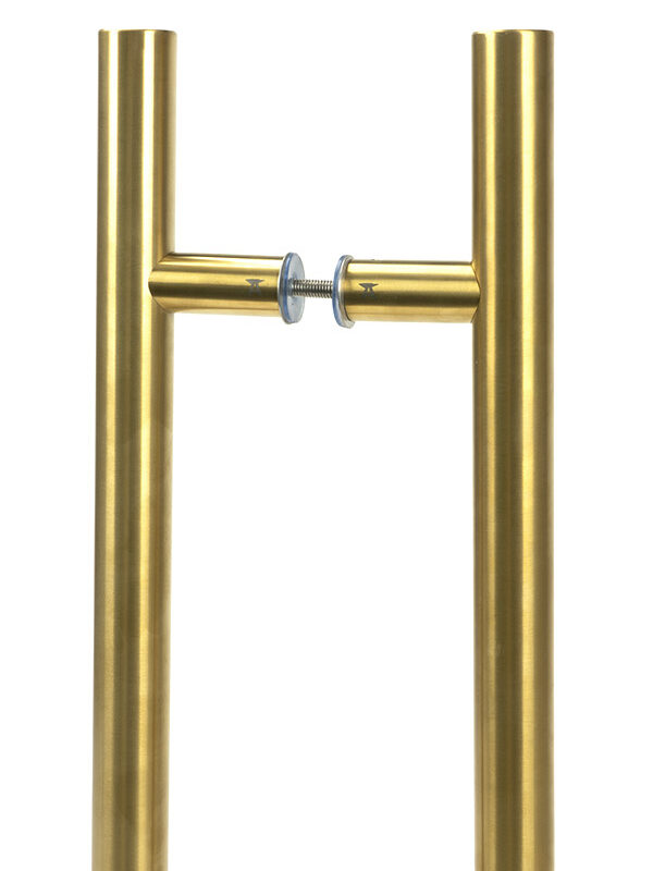 Aged Brass (316) 1.8m T Bar Handle B2B 32mm Ø