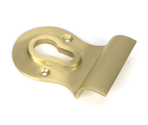 Satin Brass Euro Door Pull