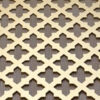 Perforated Brass Grille – Crossed Sword with Fine Mesh